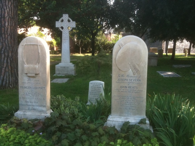 Keats & Severn graves.jpg